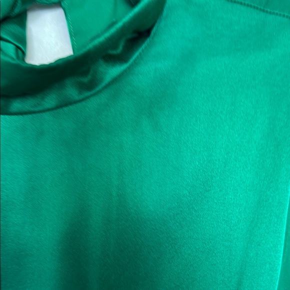 NWT- Silk Saloni The Fleur Dress in Green, Sz 10 - Picture 14 of 17